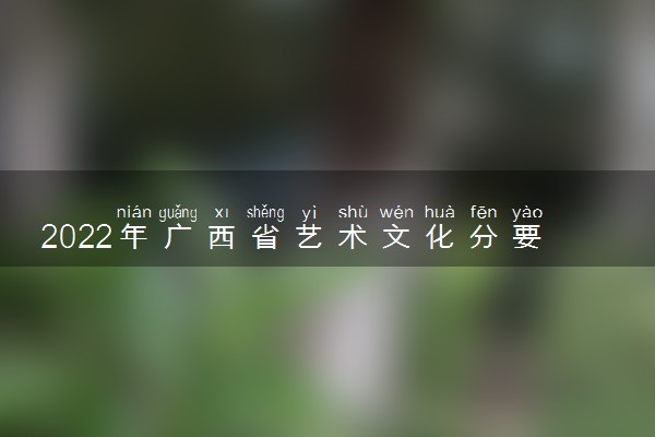 2022年广西省艺术文化分要求低的院校 什么大学容易录取