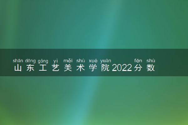 山东工艺美术学院2022分数线是多少 各省录取最低分及位次