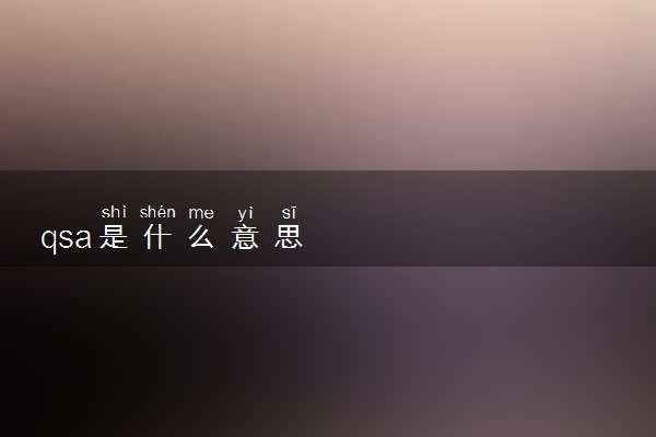 qsa是什么意思