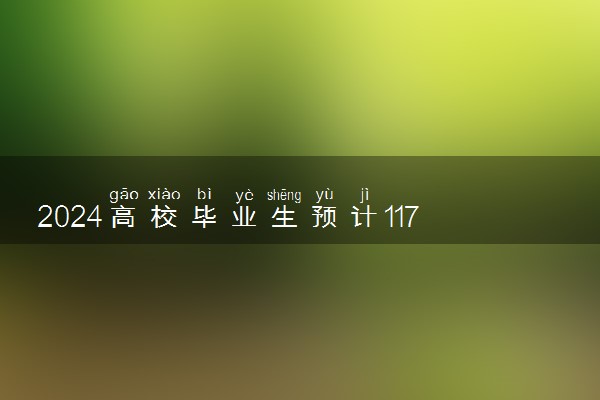 2024高校毕业生预计1179万人 怎么找工作