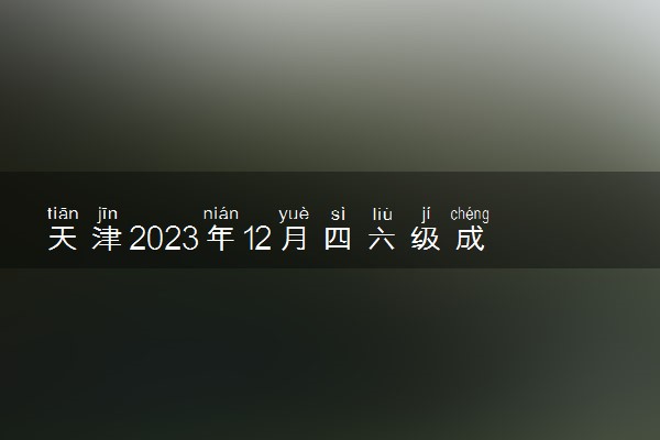 天津2023年12月四六级成绩查询时间及入口 多久出分