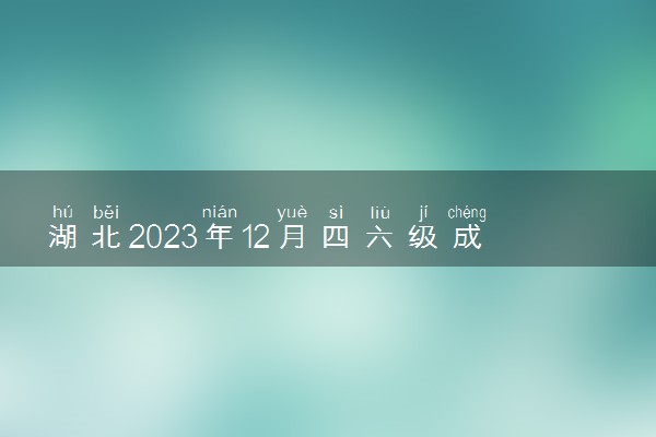 湖北2023年12月四六级成绩查询时间及入口 多久出分