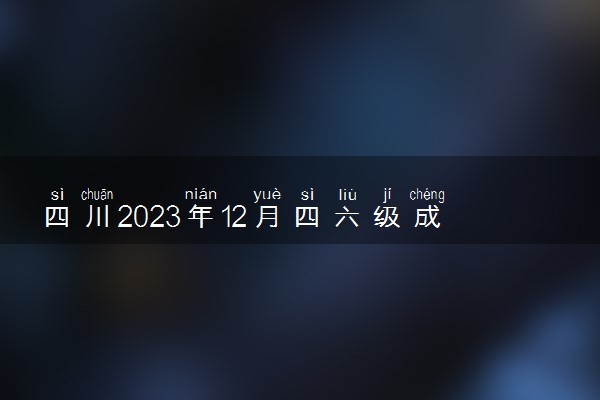 四川2023年12月四六级成绩查询时间及入口 多久出分