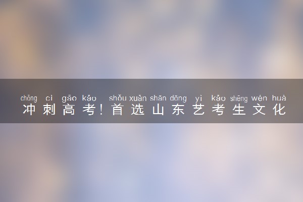 冲刺高考！首选山东艺考生文化课培训学校