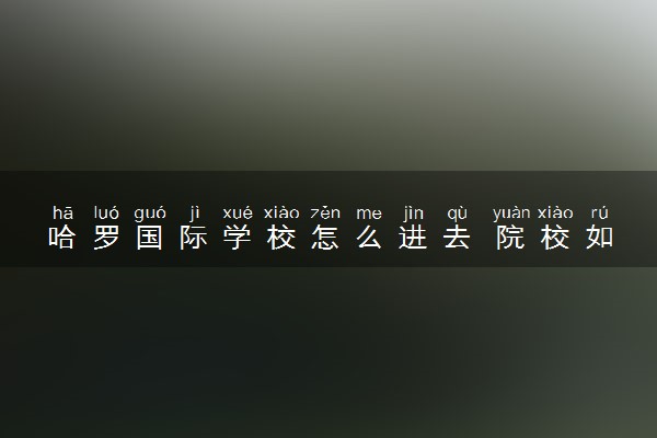 哈罗国际学校怎么进去 院校如何