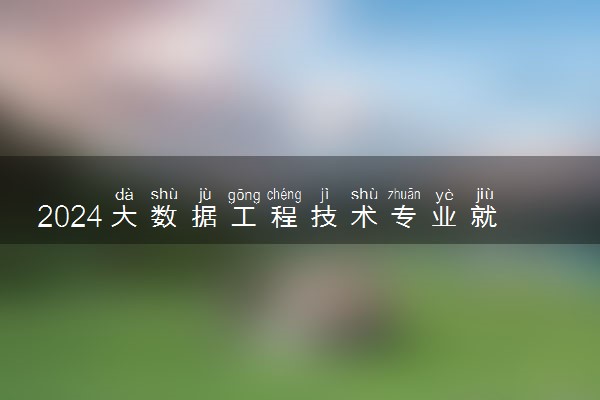 2024大数据工程技术专业就业前景及方向 做什么工作