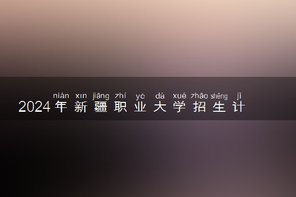 2024年新疆职业大学招生计划专业及各省录取分数线位次