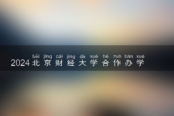 2024北京财经大学合作办学怎么样 含金量高吗