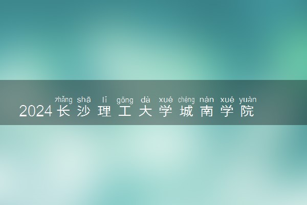 2024长沙理工大学城南学院在重庆录取分数线 各专业分数及位次