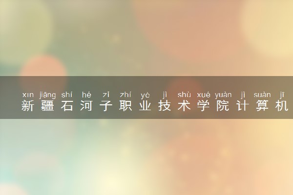 新疆石河子职业技术学院计算机网络技术专业怎么样 录取分数线多少