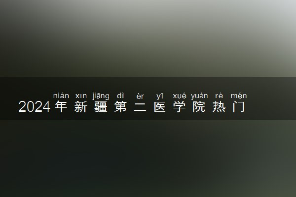 2024年新疆第二医学院热门专业全国排名 有哪些专业比较好