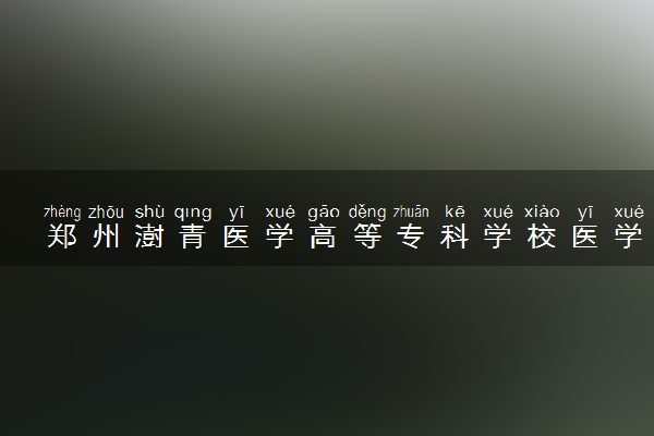 郑州澍青医学高等专科学校医学影像技术专业怎么样 录取分数线多少