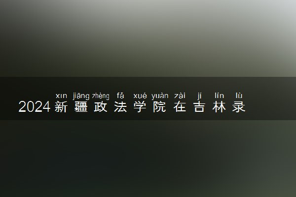 2024新疆政法学院在吉林录取分数线 各专业分数及位次