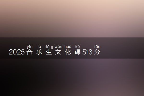 2025音乐生文化课513分能上杭州师范大学吗