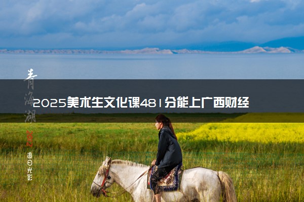 2025美术生文化课481分能上广西财经学院吗